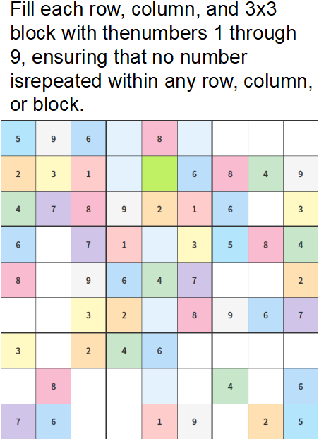 sudoku puzzles